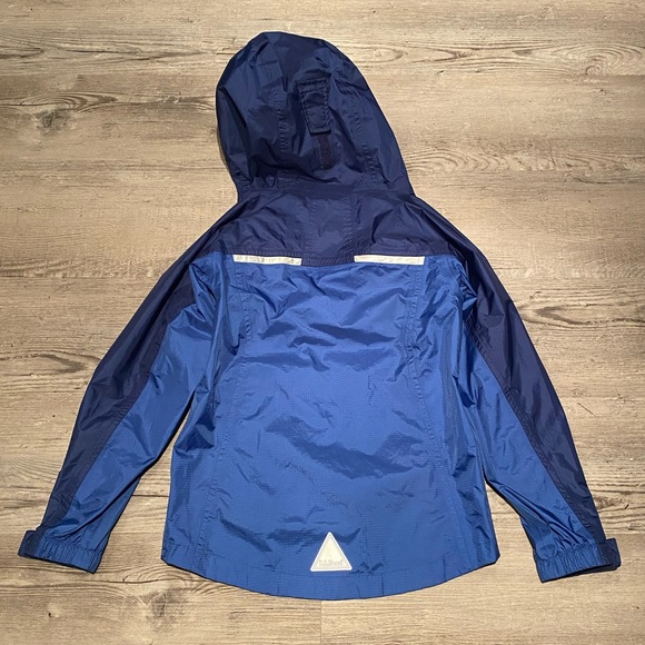 L.L.Bean Nylon Full Zip Hooded Raincoat Boys Size 8 - Picture 4 of 4